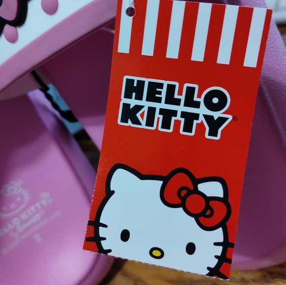 Hello Kitty By Sanrio Pink Women's Slides Sandals Size 9 NWT - Picture 4 of 4